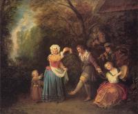 Watteau, Jean-Antoine - La Danse Champetre